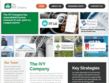 Tablet Screenshot of ivyconsortium.com